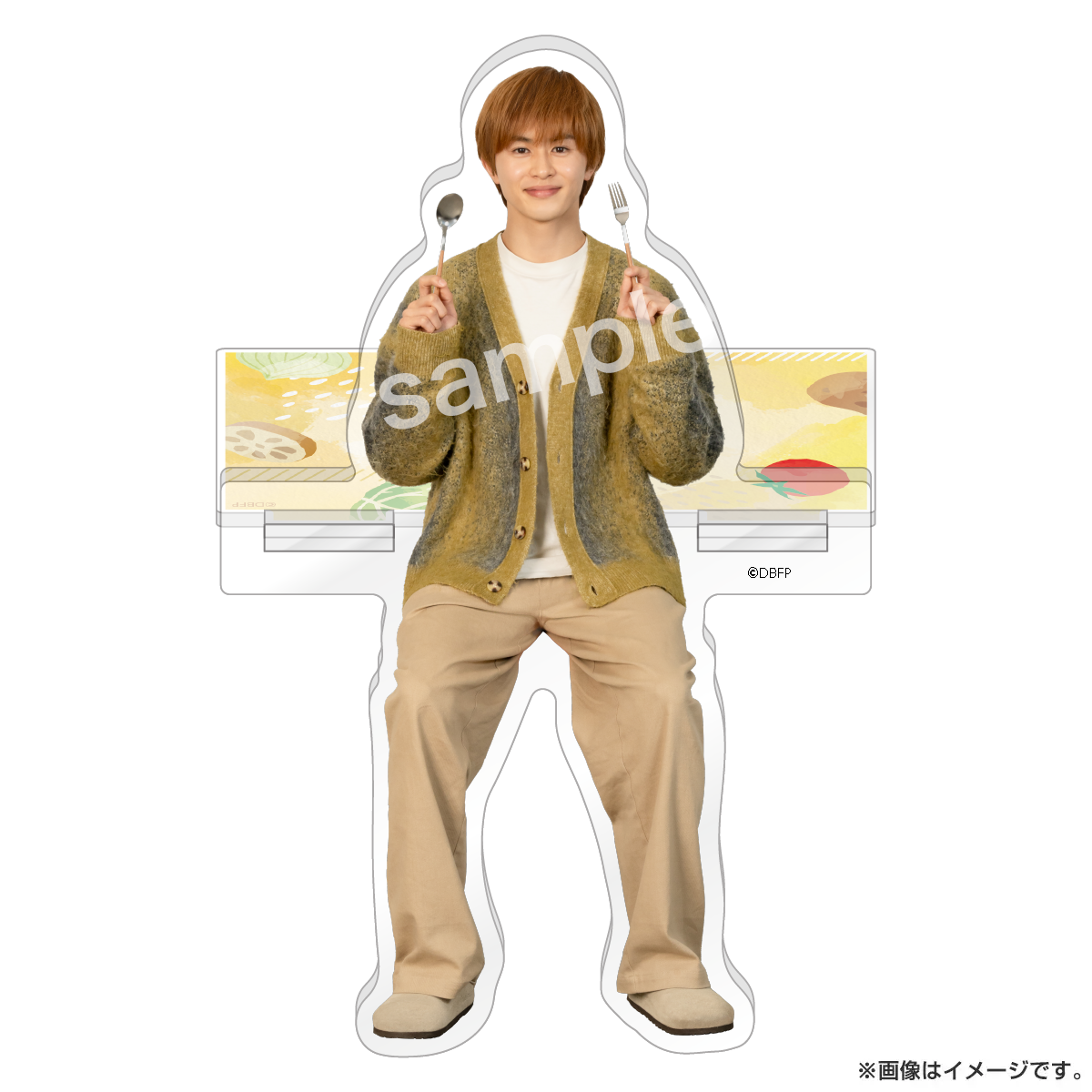 爆買いしたい 晩餐ブルース お座りアクリルスタンド 店舗・販促用品
