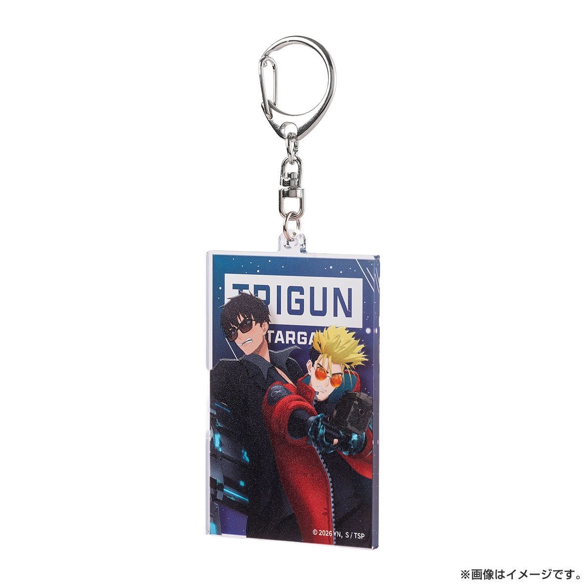 TRIGUN STARGAZE レイヤードアクリルキーホルダー ヴァッシュ＆ニコラス