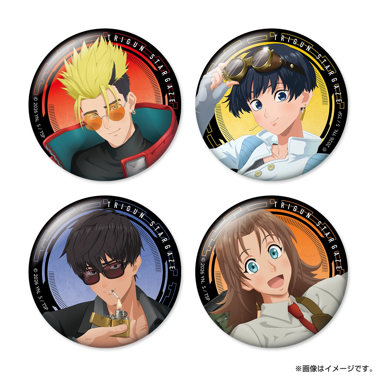 TRIGUN STARGAZE トレーディング缶バッジ