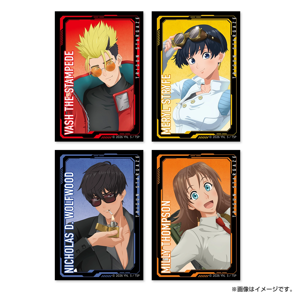 TRIGUN STARGAZE トレーディングスクエア缶マグネット