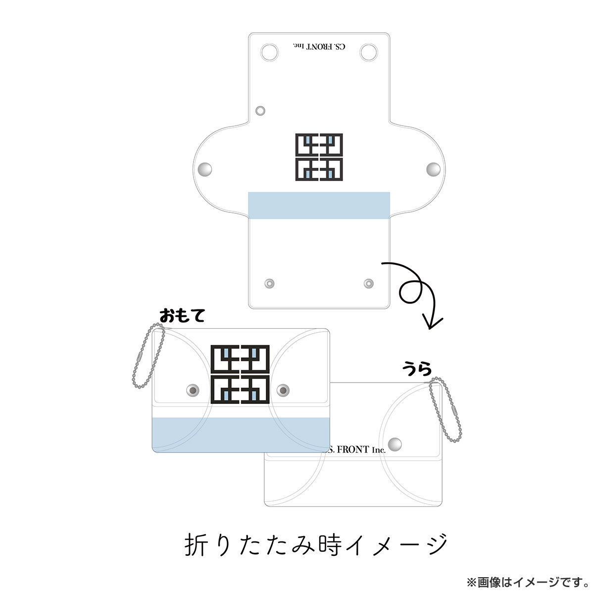 SEALOOK クリアマルチケース 総柄
