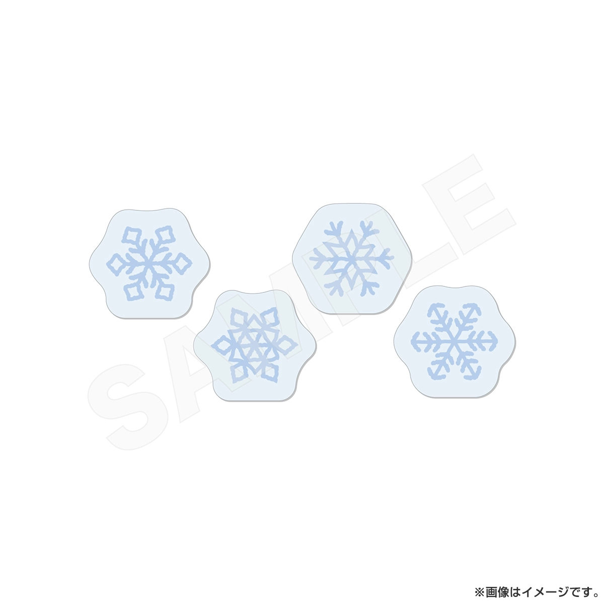 SEALOOK シャカシャカアクキー 雪の結晶