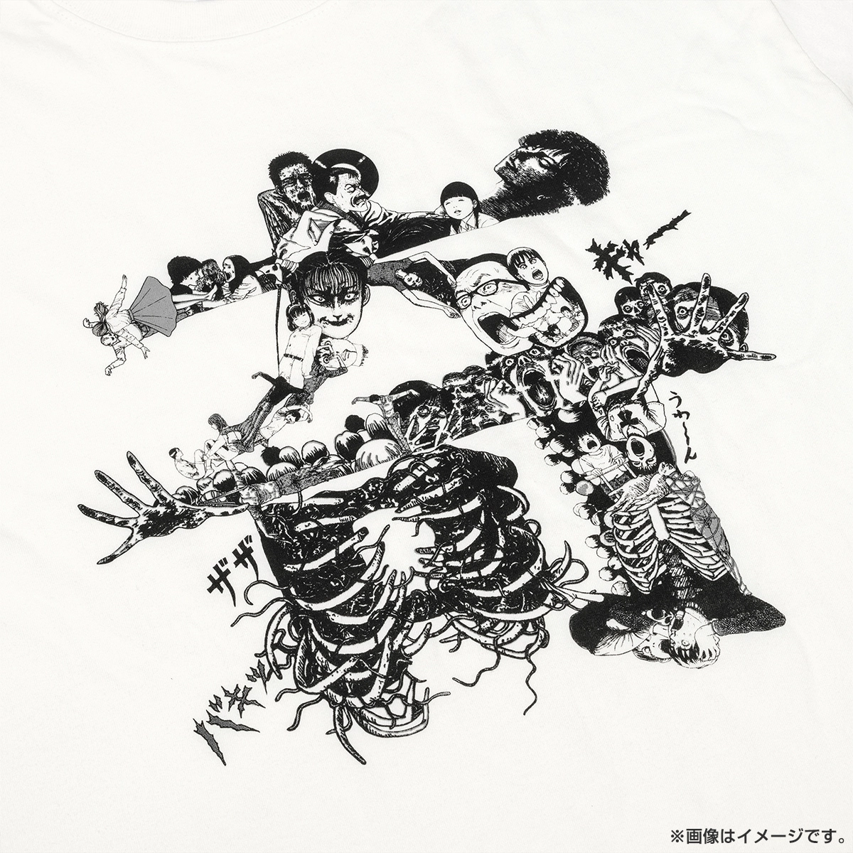ストレンジ-伊藤潤二の夜も眠れぬ奇妙な話- Tシャツ（奇） Mサイズ