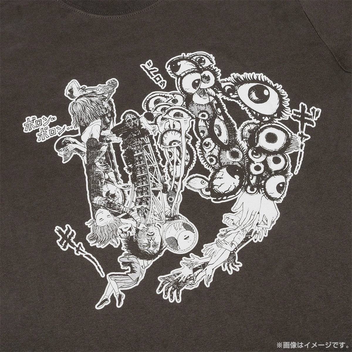 ストレンジ-伊藤潤二の夜も眠れぬ奇妙な話- Tシャツ（妙） Mサイズ