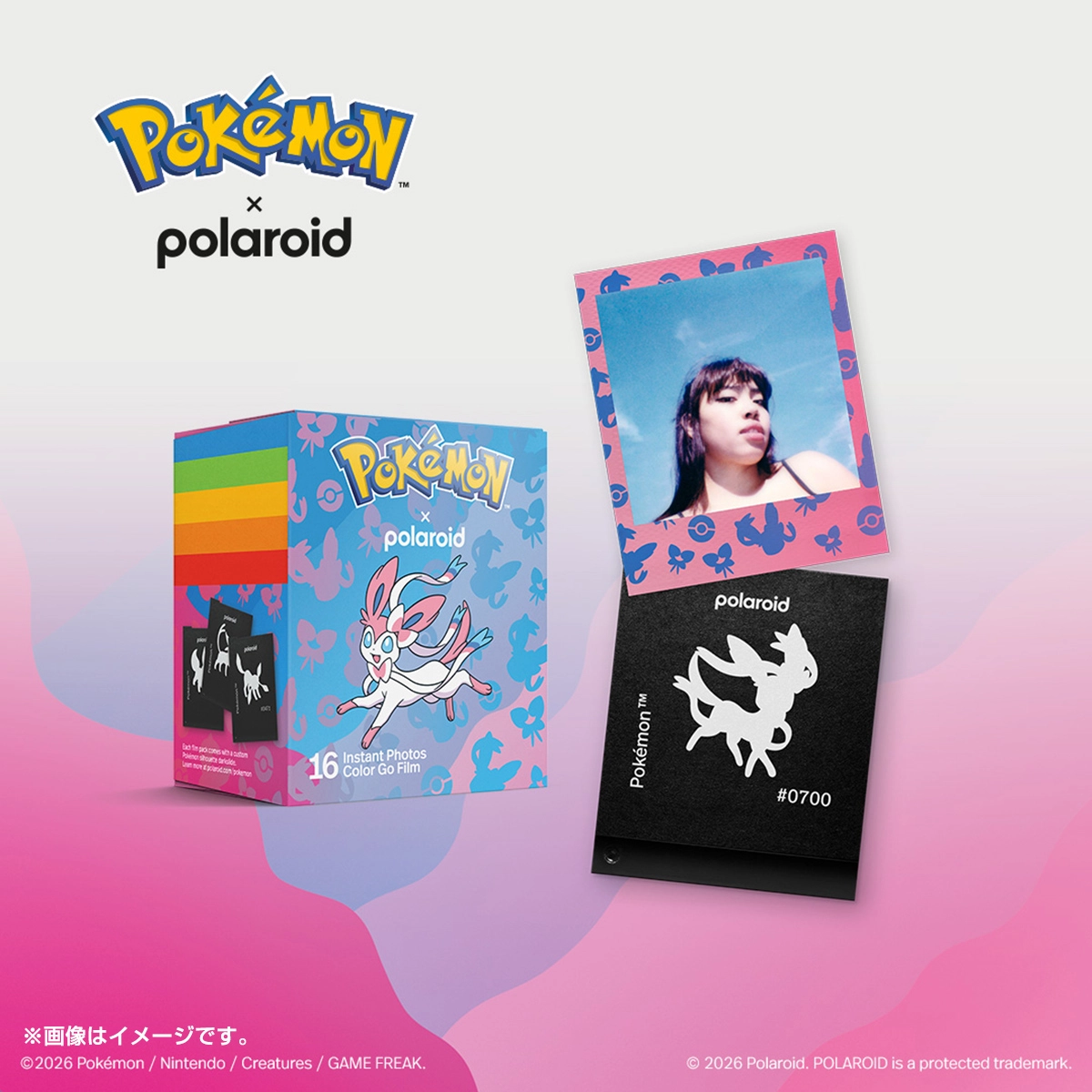 ポケモン Polaroid Go Color Film ポケモン ニンフィア特別デザイン