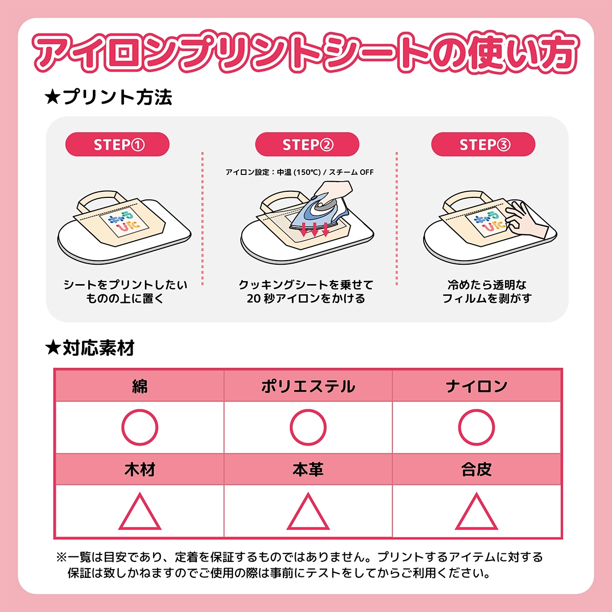 アイロンシート アイロンプリントシート 小サイズ ロゴ キャラ シナぷしゅ キャラぴた アイロンプリントシート ミニサイズ