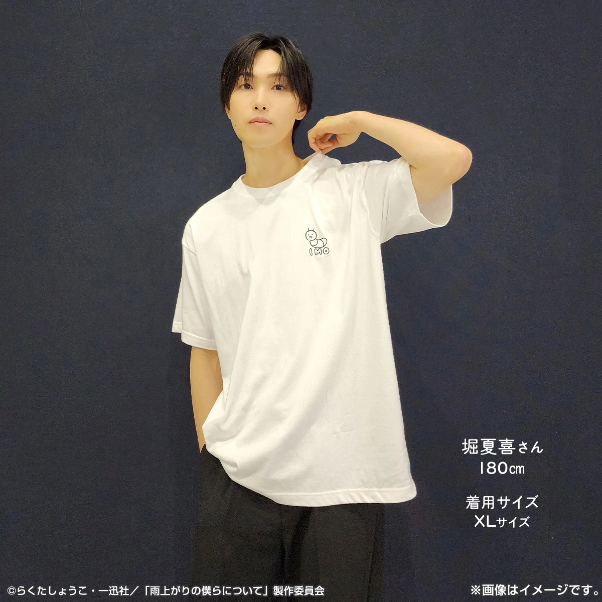 雨上がりの僕らについて Tシャツ（IMO） Lサイズ