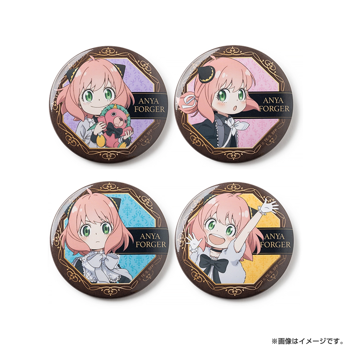 SPY×FAMILY トレーディング缶バッジ（モノクローム）