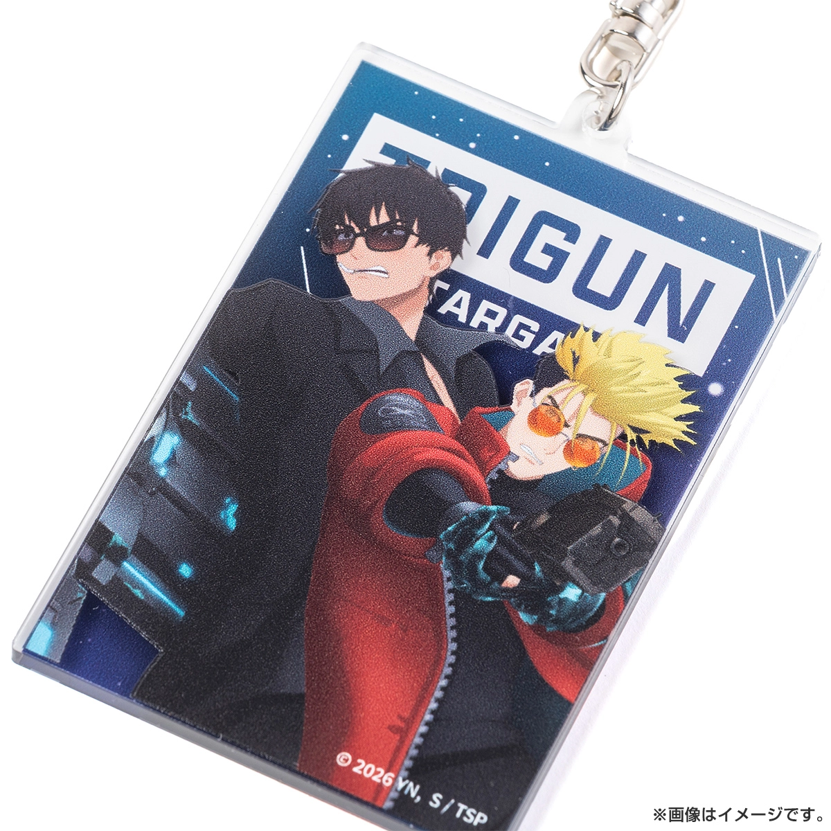 TRIGUN STARGAZE レイヤードアクリルキーホルダー ヴァッシュ＆ニコラス