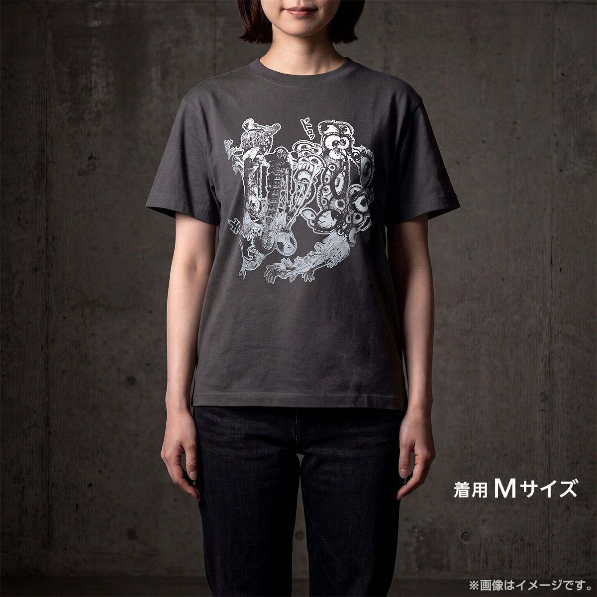 ストレンジ-伊藤潤二の夜も眠れぬ奇妙な話- Tシャツ（妙） Mサイズ
