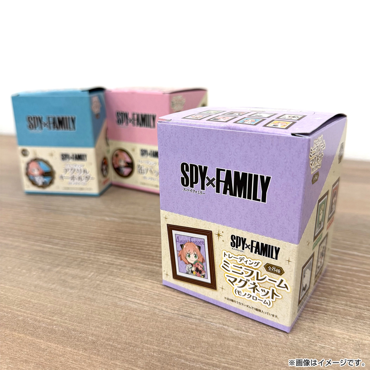 SPY×FAMILY トレーディングミニフレームマグネット（モノクローム）8種コンプリートBOX