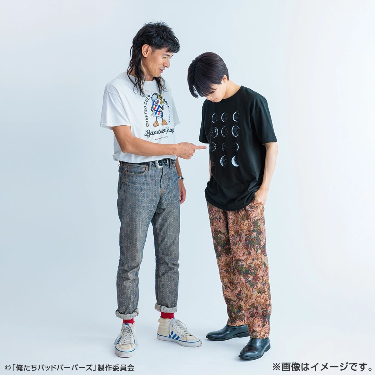 俺たちバッドバーバーズ Tシャツ（月白司） Mサイズ