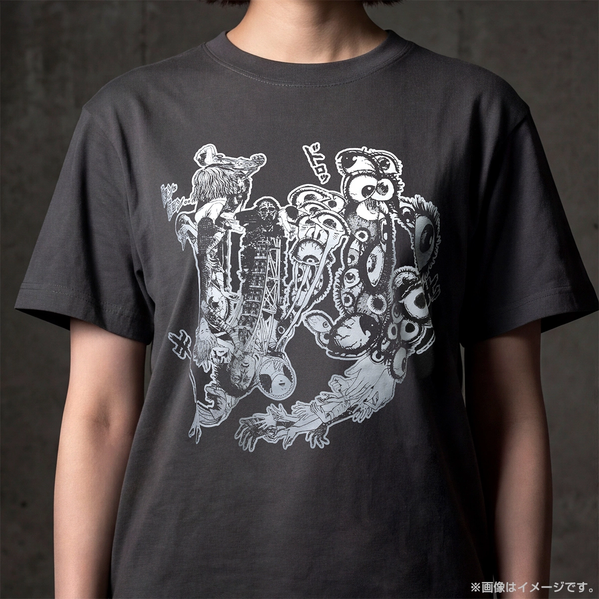 ストレンジ-伊藤潤二の夜も眠れぬ奇妙な話- Tシャツ（妙） Mサイズ