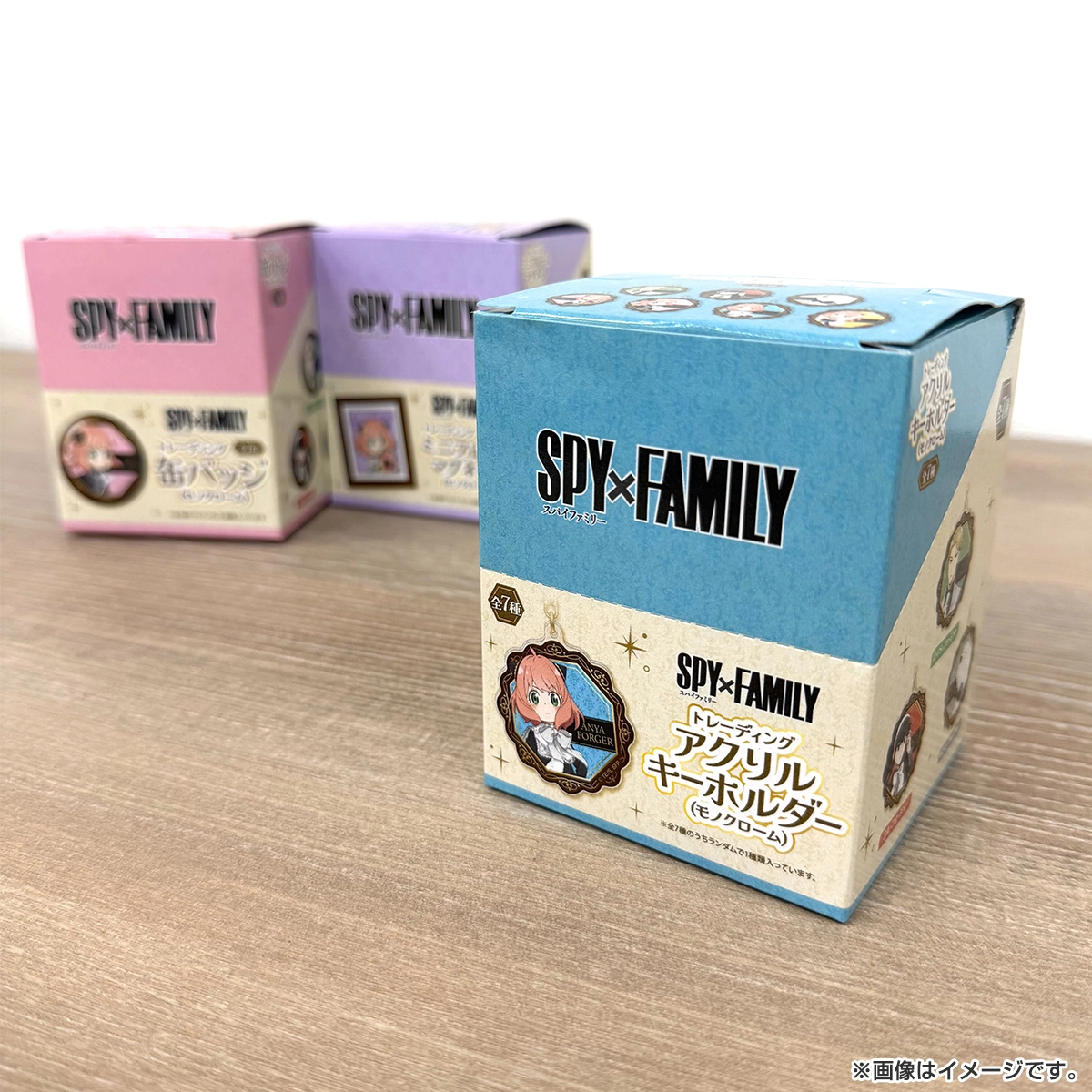 SPY×FAMILY トレーディングアクリルキーホルダー（モノクローム）7種コンプリートBOX