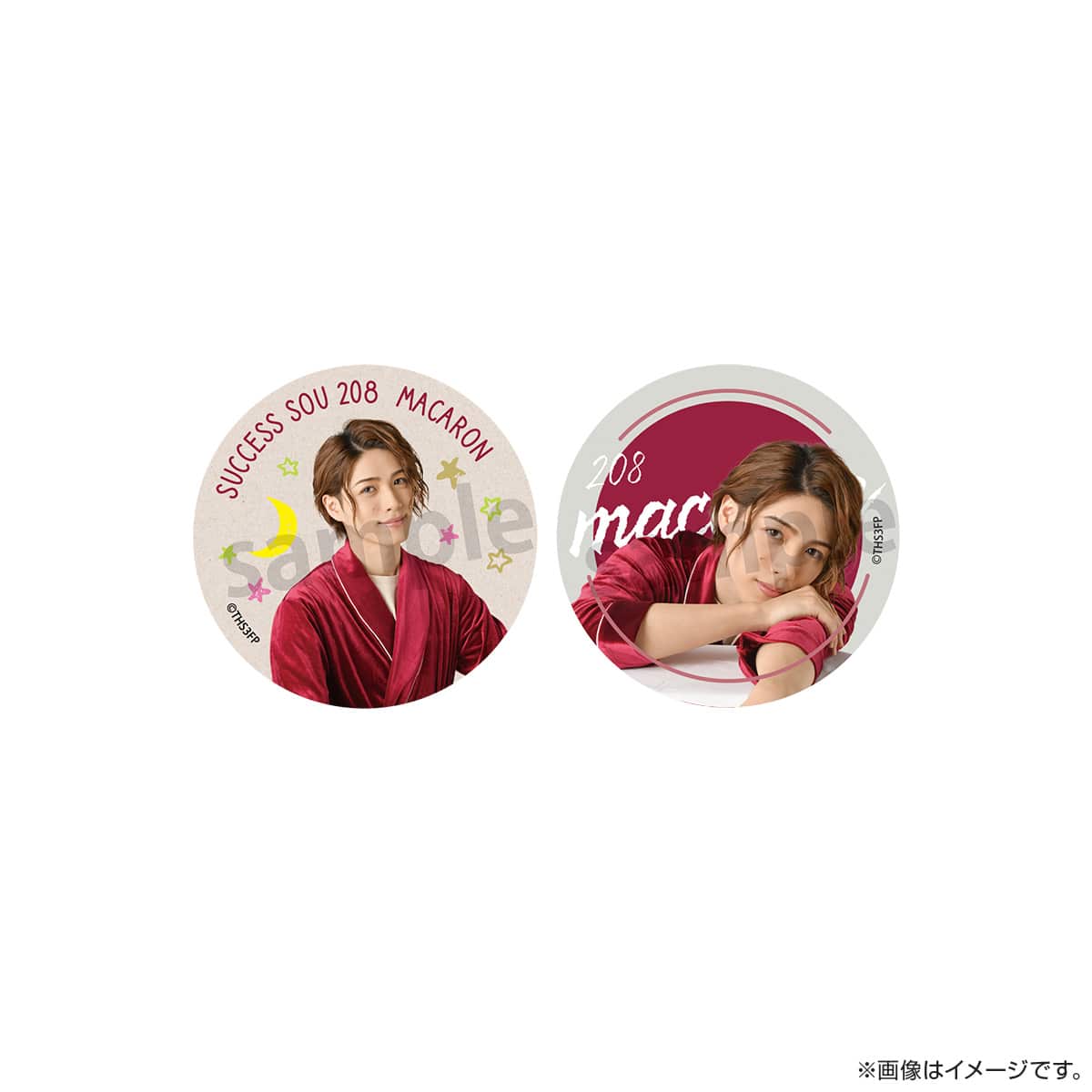 サクセス荘3mini 缶バッジセット 208 マカロン