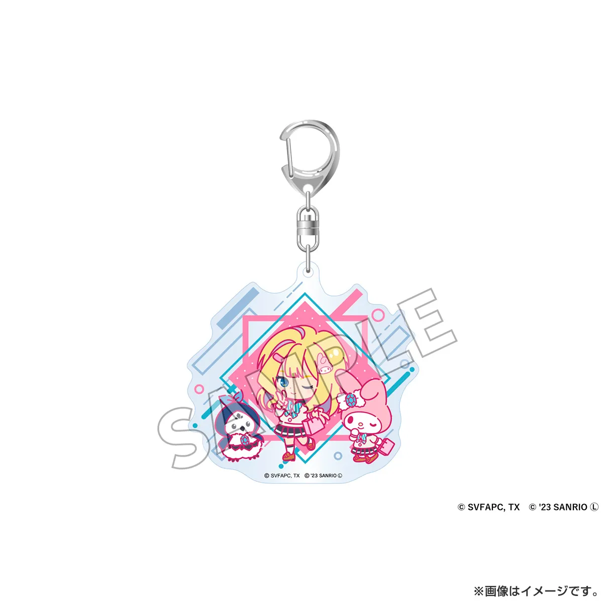 シャドウバースF×サンリオキャラクターズ コラボアクリルキーホルダー 小鳥遊ツバサ×マイメロディ