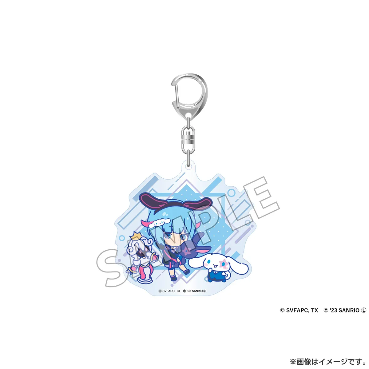 シャドウバースF×サンリオキャラクターズ コラボアクリルキーホルダー 乙坂シオン×シナモロール