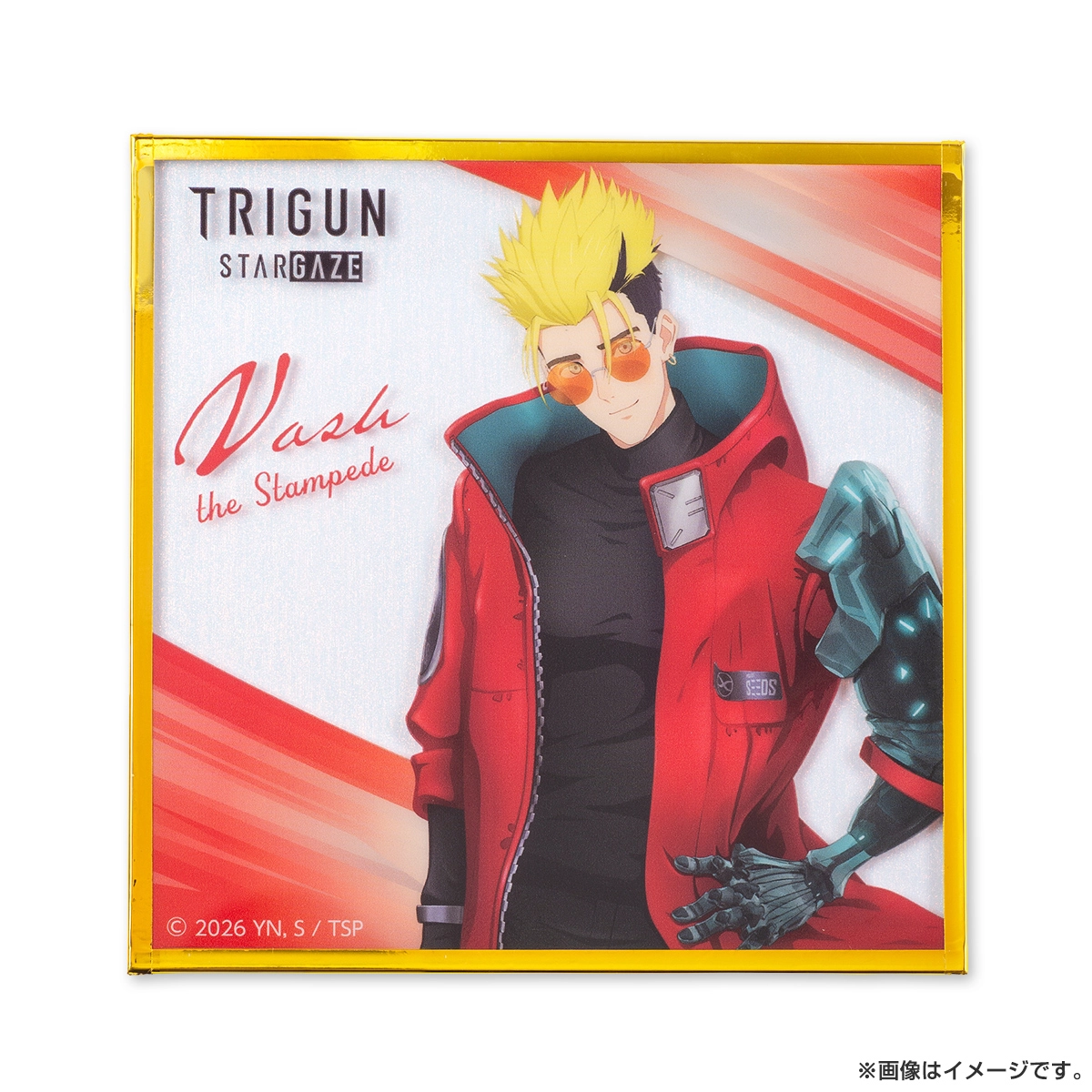 TRIGUN STARGAZE アクリル色紙 ヴァッシュ