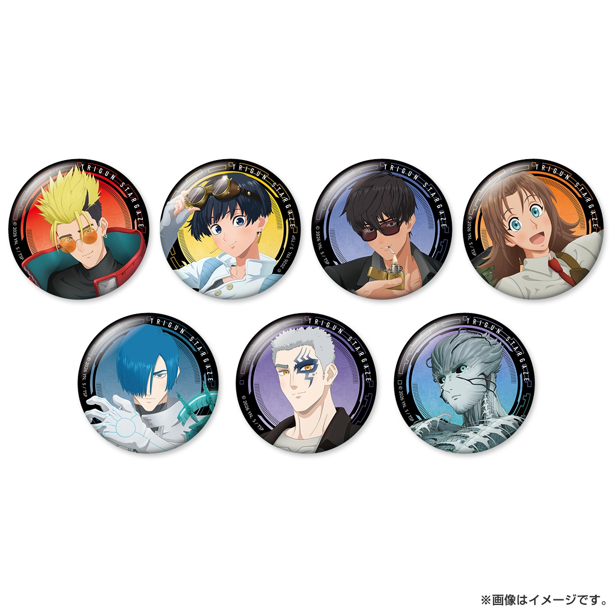TRIGUN STARGAZE トレーディング缶バッジ