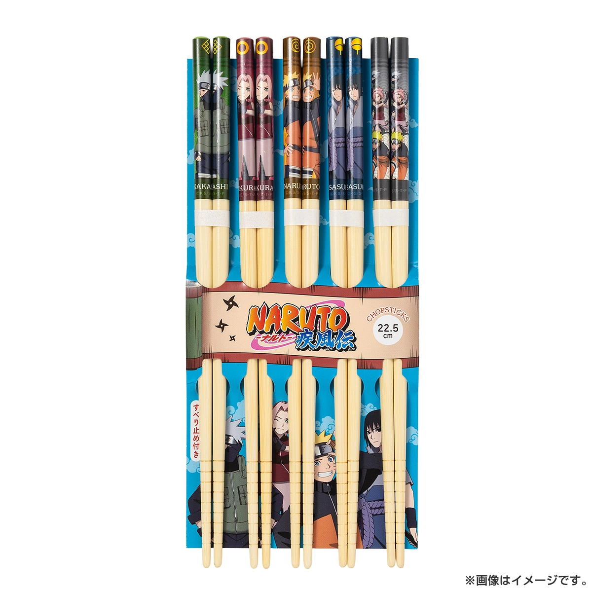 NARUTO 疾風伝 箸 5膳セット 茶箸