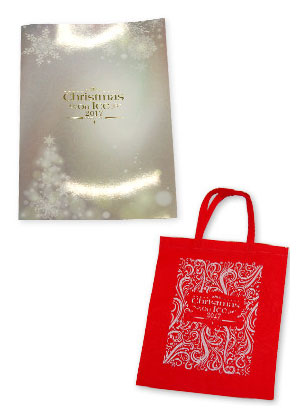 クリスマスオンアイス2017 プログラム トートバック付き（赤）