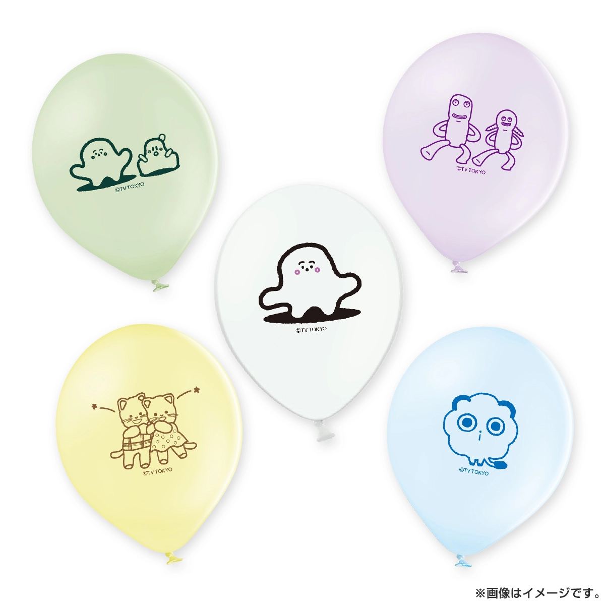 シナぷしゅ 5個入りバルーン（2セット）