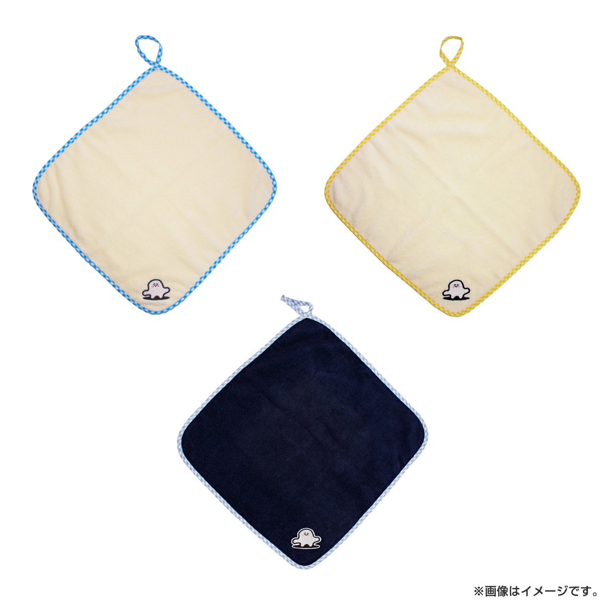 シナぷしゅ ループ付きハンドタオル