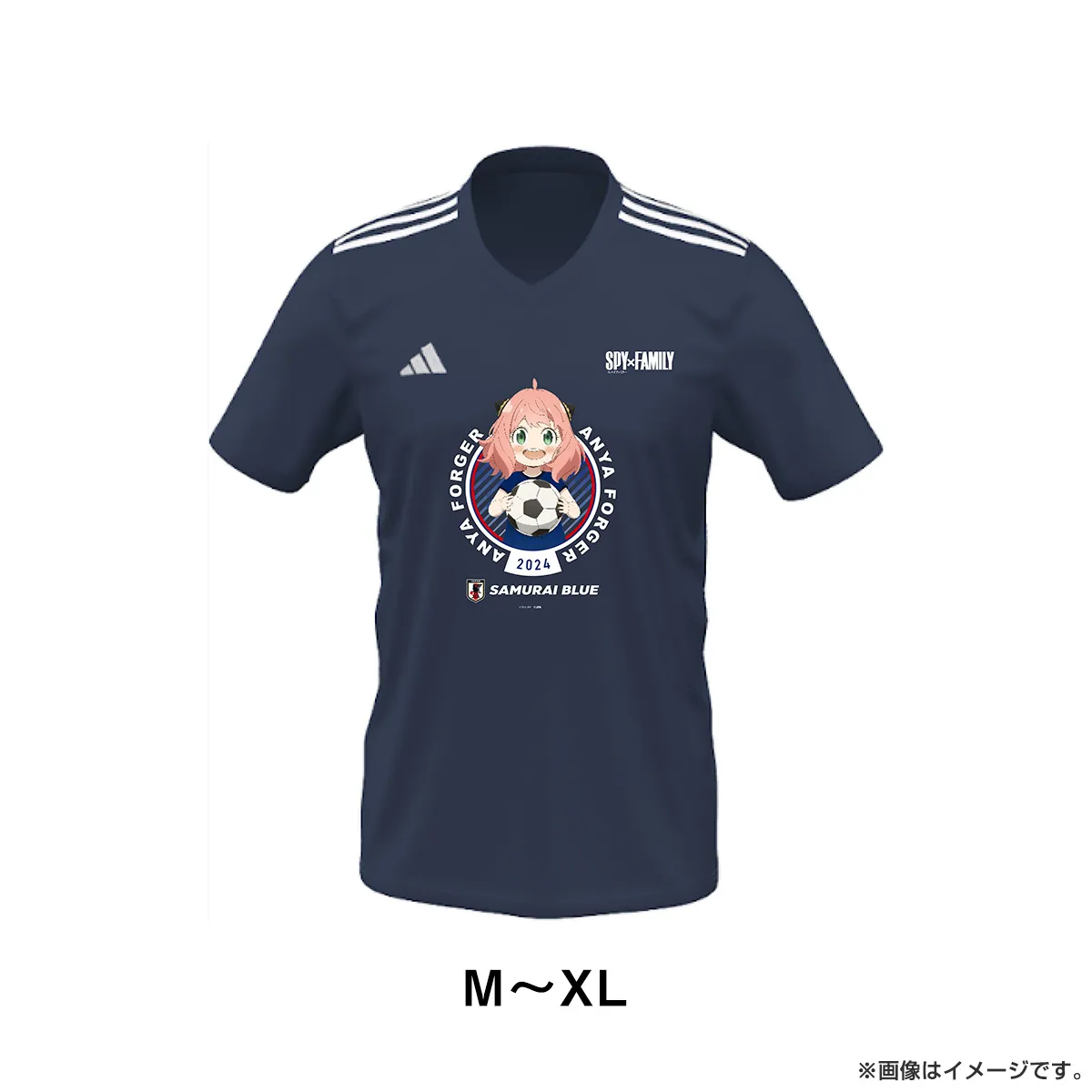 SPY×FAMILY Tシャツ サッカー日本代表ver.（紺・120）