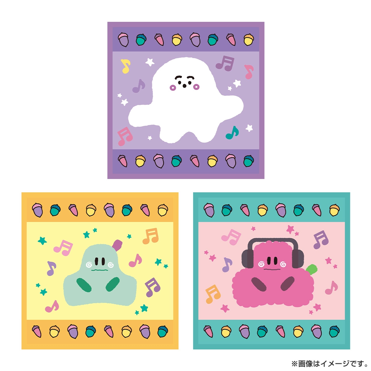 シナぷしゅ ミニタオル3点セット(映画)