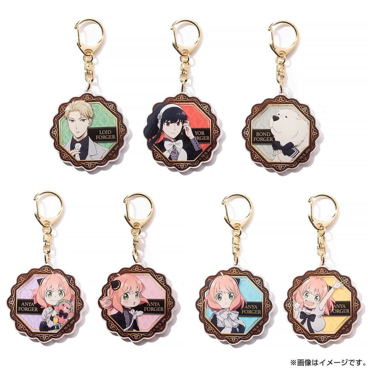 SPY×FAMILY トレーディングアクリルキーホルダー（モノクローム）