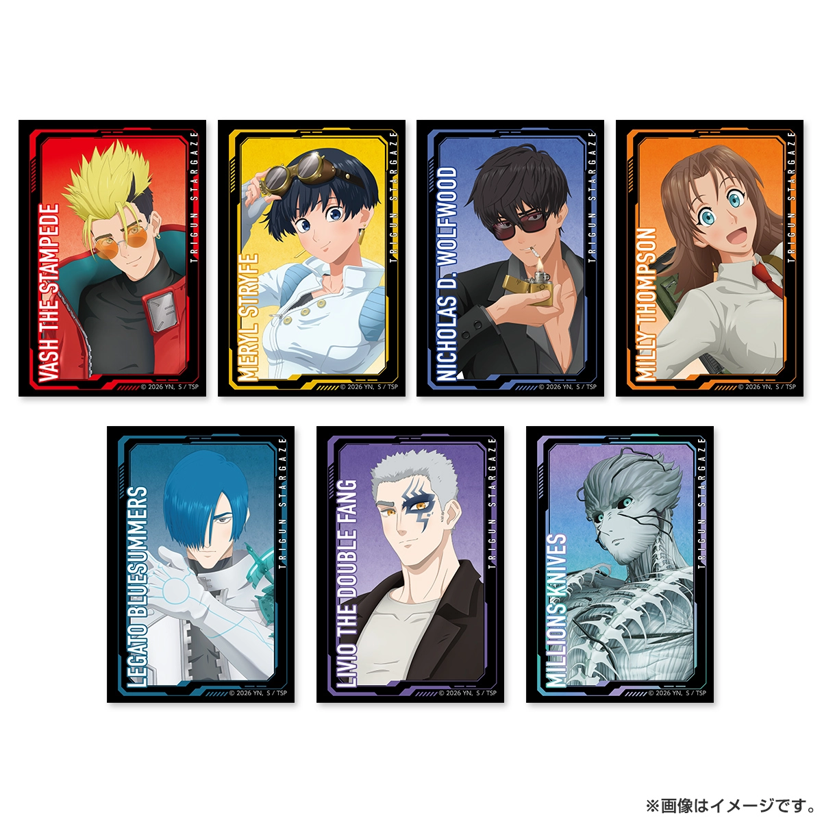 TRIGUN STARGAZE トレーディングスクエア缶マグネット