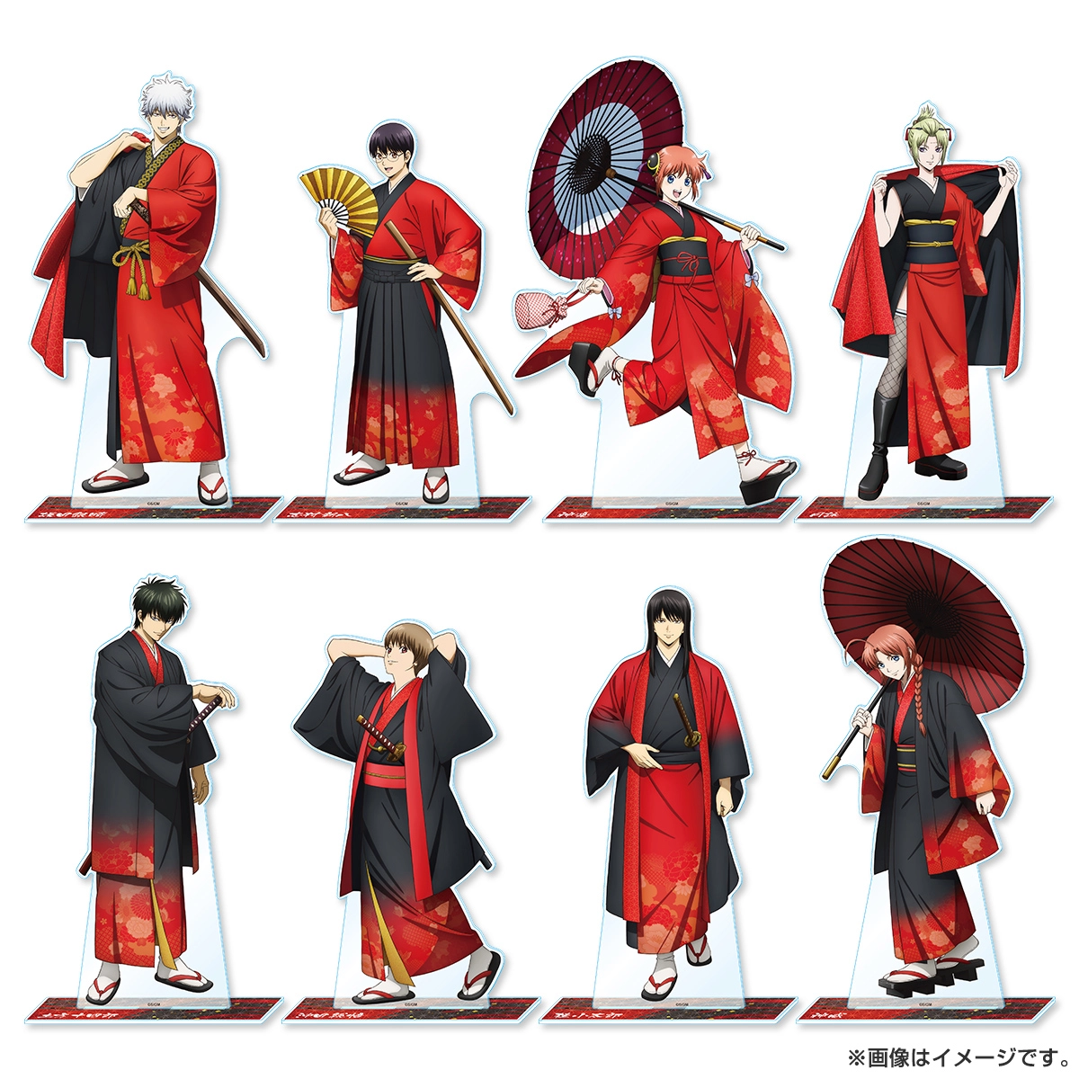 新劇場版 銀魂 -吉原大炎上- メガアクリルスタンド（和装「緋」）