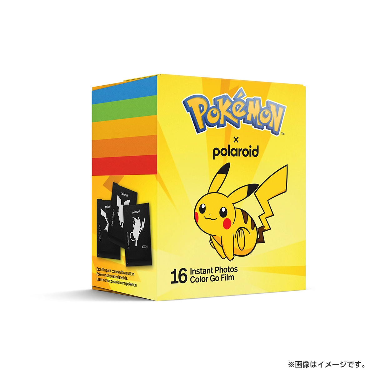 ポケットモンスター Polaroid Go Color Film ポケモン ピカチュウ特別デザイン ダブルパック(16枚入り)